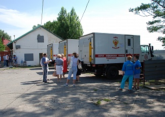 Медицинская комиссия ФМБА России на территории Мидель